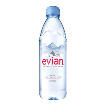 Evian Natural Spring Water 500Ml
