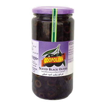 Coopoliva Sliced Black Olives 114g
