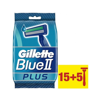 Gillette Blue II Plus Disposable Razors 15 Pieces