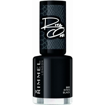 Rimmel London 60 Seconds Super Shine Nail Polish Black 8Ml