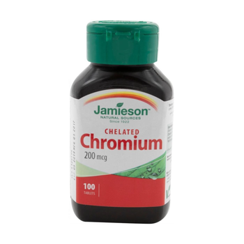 Jamieson Natural Sources Chelated Chromium Tablets 100 Count