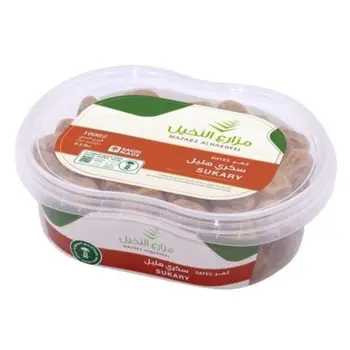 Mazrae Alnakheel Sukkary Haleel Dates 1Kg
