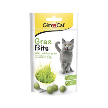 GimCat Gras Bits Grass Flavored Cat Treats 50g