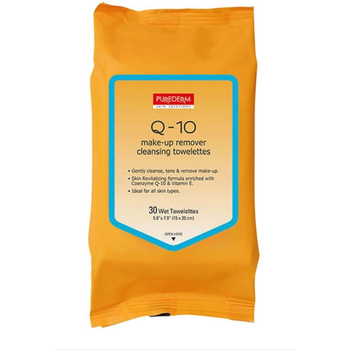 Purederm Q-10 Make-Up Remover Towelettes 30 Pieces