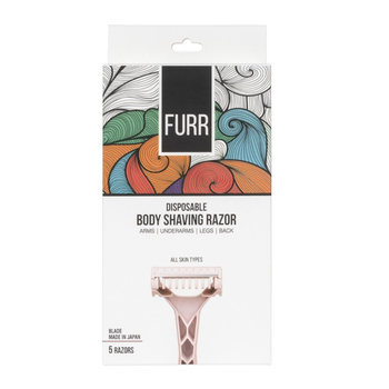 Furr Disposable Body Shaving Razor 5 Pieces