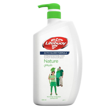 Lifebuoy Activ Silver Antibacterial Body Wash 500ml