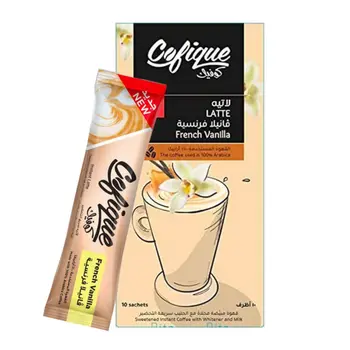 كوفيك قهوة لاتيه فانيلا فرنسية 24جرام