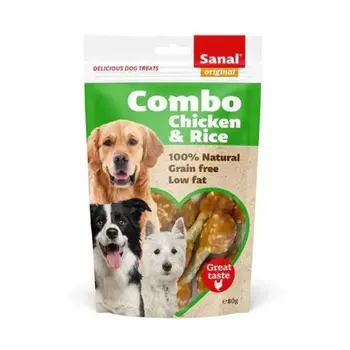 Sanal Chicken & Rice Dog Meal 80g