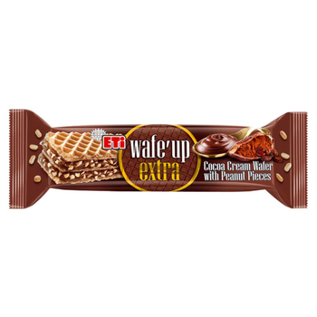Eti Wafe Up Extra Cocoa Cream Wafer With Peanut Pieces 29g