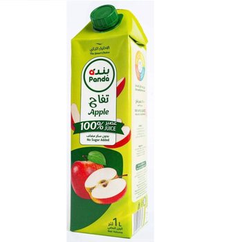 Panda Apple Juice No Sugar Added 1L