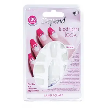 دبيند اظافر فاشن مربعه كبيرة 100قطعة