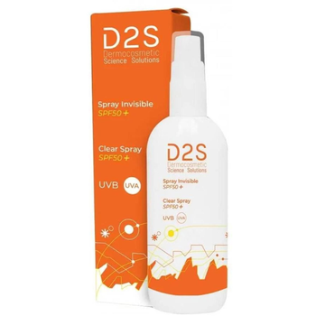 D2S Invisible SPF 50+ Clear Spray 125ml