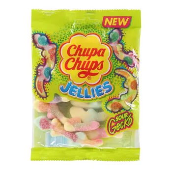 Chupa Chups Sour Gecko Jelly Candy 90g