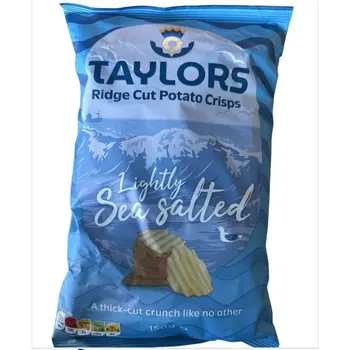 Taylors Ridge Cut Lightly Sea Salted Potato Crisps 150g