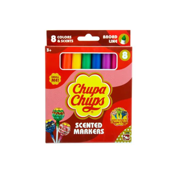 تشوبا تشوبس أقلام ماركر تشوبا تشوبس معطرة عريضة من 8قطعة