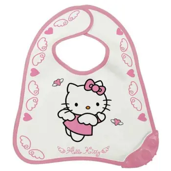 Hello Kitty Cuddles Angels Pink Teether Bib