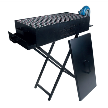 AlRimaya Black Barbecue with Legs & Blower