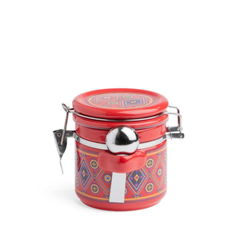 الرماية علبة مع ملعقة أحمر 600مل