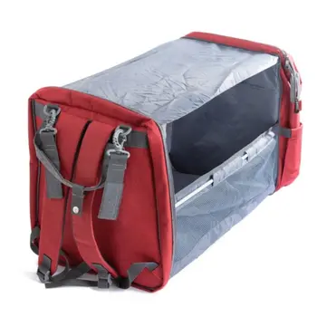 الرماية حقيبة العناية بالطفل أحمر 35.5×20×45 سم