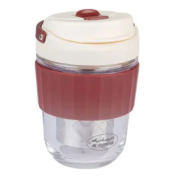 AlRimaya Red Mug with Filter 340ml