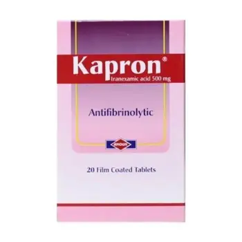Kapron Tranexamic Acid Tablets 500mg 20 Count