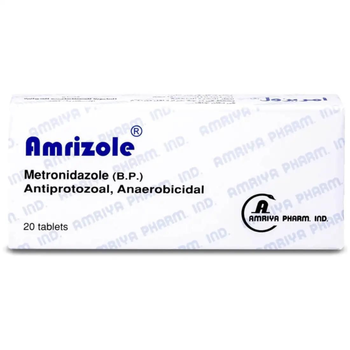 Amriya Pharm Metronidazole Tablets 250mg 20 Count