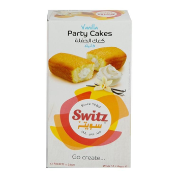 Switz Vanilla Party Cakes 12x28g
