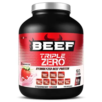 لابيرفا بيف تربيل زيرو هيدروليزيد بروتين الفراولة 4 باوند 1.81كيلو