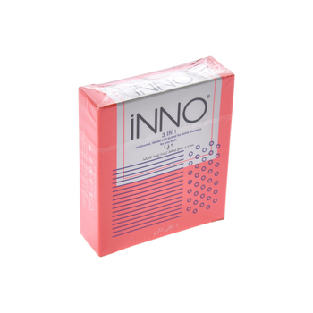 Inno 3-In-1 Contoured Ribbed Dotted Condoms 3 Pieces
