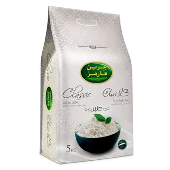 جرين فارمز كلاسيك ارز هندي بسمتي ابيض حبة طويلة جدا 5كيلو