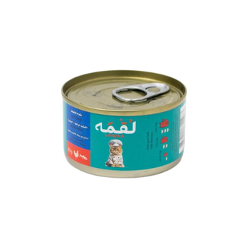 لقمه طعام رطب للقطط بالدجاج وسمك الماكريل بالمرق 85جرام