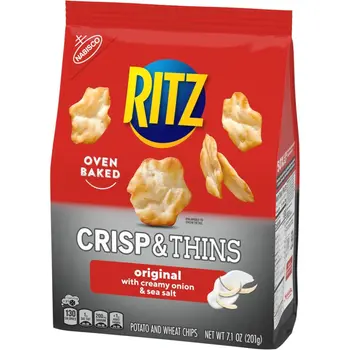Nabisco Ritz Creamy Onion & Sea Salt Chips 7.1oz