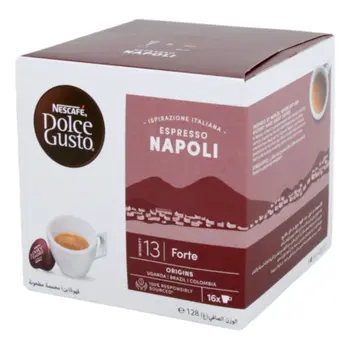 نسكافيه دولتشي غوستو كبسولات قهوة اسبريسو نابولي ١٢٨جرام