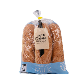 مخبز الدانوب خبز صامولي بالحليب والسمسم 4قطع