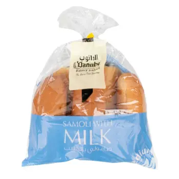 مخبز الدانوب خبز صامولي بالحليب حجم متوسط 200جرام