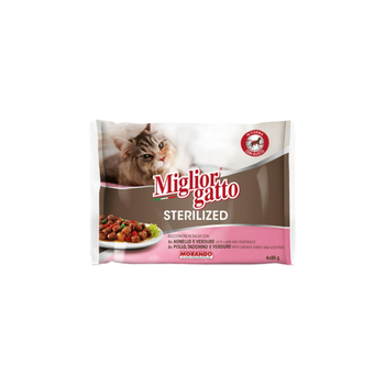 Morando Miglior Gatto Sterilized Cat Wet Food 4x85g