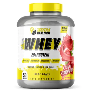 Body Builder Crispy Strawberry Whey Protein 4LB
