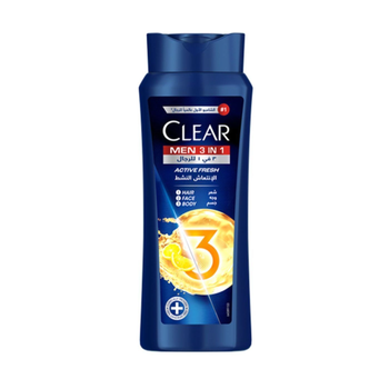 Clear Men Active Fresh 3-in-1 Shampoo 600ml
