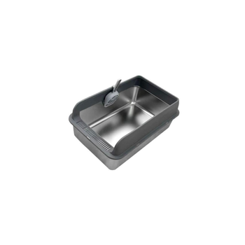 Stainless Steel Open Litter Box for Cats Large 1Kg