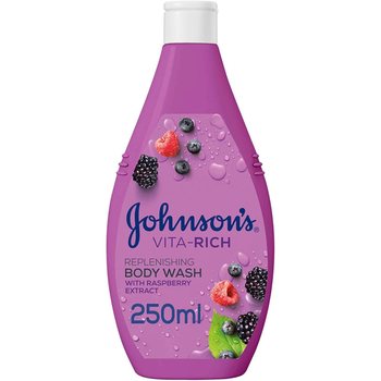 Johnson's Vita-Rich Raspberry Body Wash 250ml