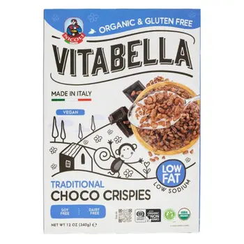 Vitabella Organic Choco Crisps 340g