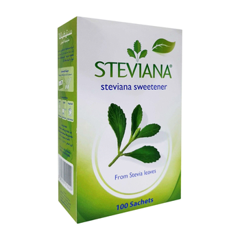 Steviana Stevia Sweetener Sachets 100 Count
