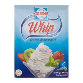 Green's Whip Creamy Dessert Toppings 2x38g