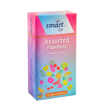 Smart Life Assorted Flavours Condoms 12 pcs