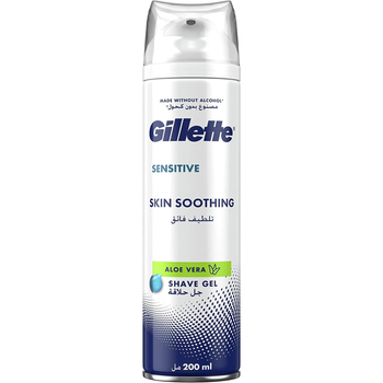 Gillette Sensitive Aloe Vera Shave Gel 200ml