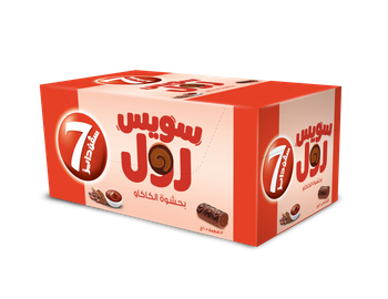 7 Days Cocoa Swiss Roll 12x20g