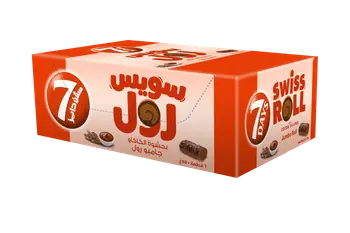 7 Days Jumbo Choco Swiss Roll 6x55g