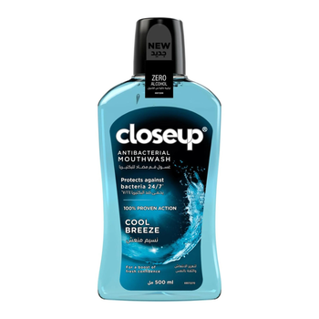 Closeup Cool Breeze Antibacterial Mouthwash 500ml
