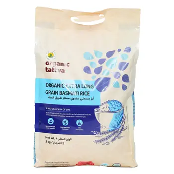 Organic Tattva Extra Longgrain Basmati Rice 5kg