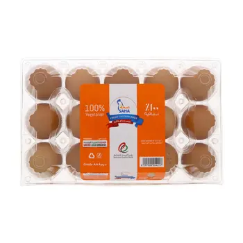 Saha Brown Eggs Large 15 Pieces